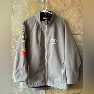 Audi Sport driving jacket, XL, light gray, 4 pockets outside,water/wind proof